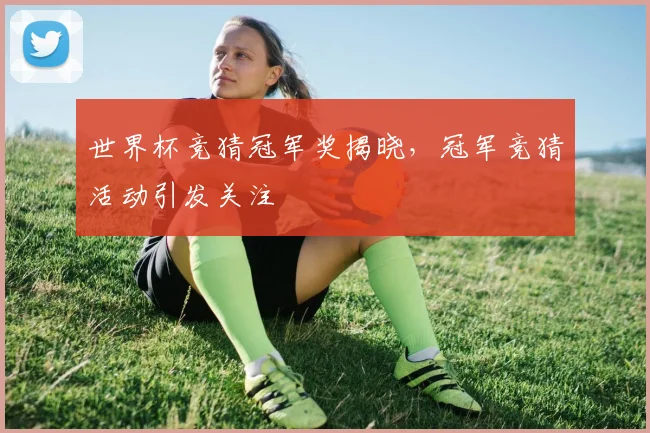 世界杯竞猜冠军奖揭晓，冠军竞猜活动引发关注
