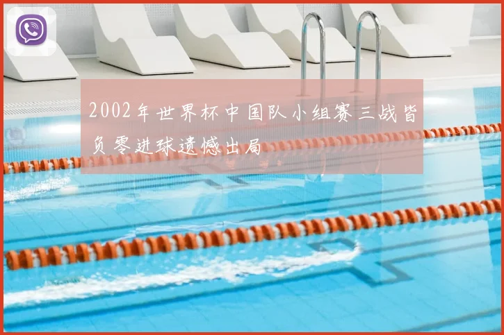 2002年世界杯中国队小组赛三战皆负零进球遗憾出局